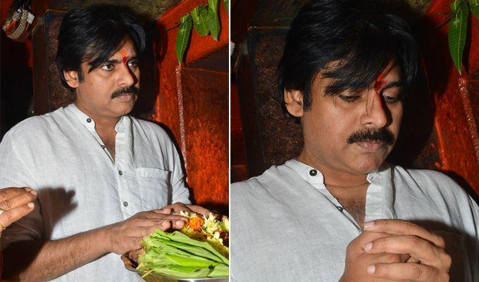 PHOTOS: Pawan Kalyan at Kondagattu Hanuman Temple