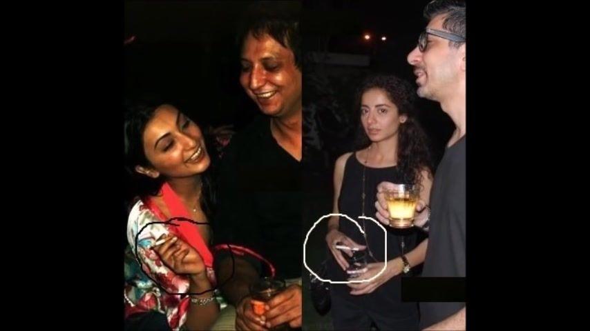 Pakistani Actresses Caught Smoking & Drinking in Real Life Photos