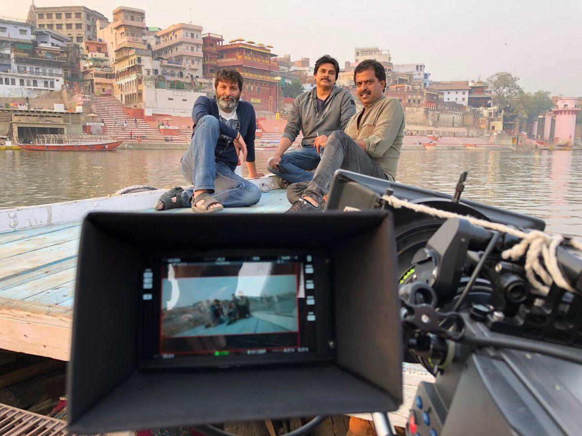 Pawan Kalyan & Trivikram Agnathavaasi Movie Stills From Varanasi