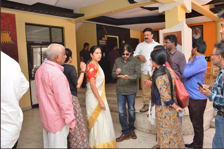 Pawan Kalyan At Film Chamber Pics