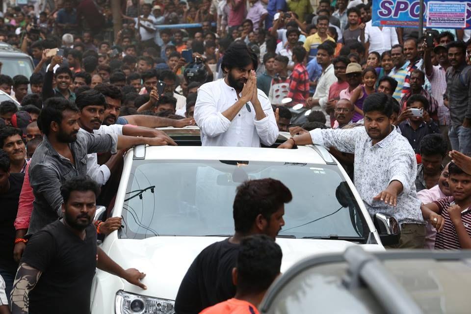 Pawan Kalyan Continues Tour at Srikakulam Photos