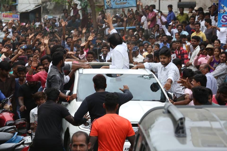 Pawan Kalyan Continues Tour at Srikakulam Photos
