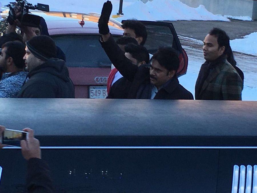 Pawan Kalyan During Cars Rally In USA Photos