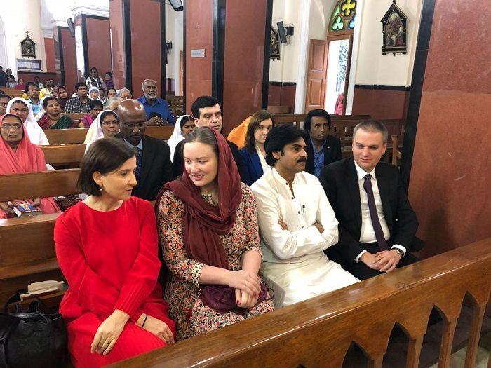 Pawan Kalyan Family At Church Exclusive Photos