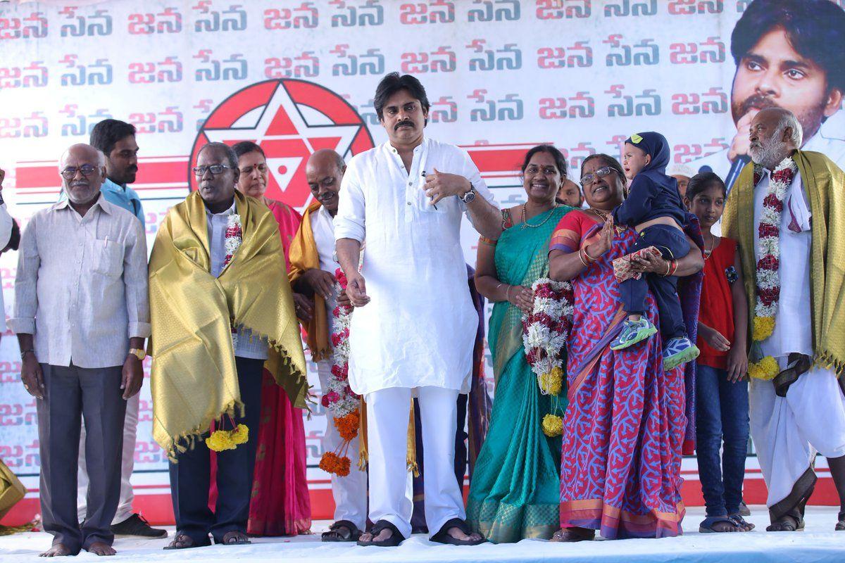 Pawan Kalyan Janasena Tour at Vijayawada Photos