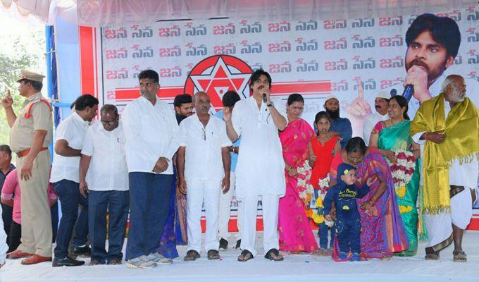 Pawan Kalyan Janasena Tour at Vijayawada Photos