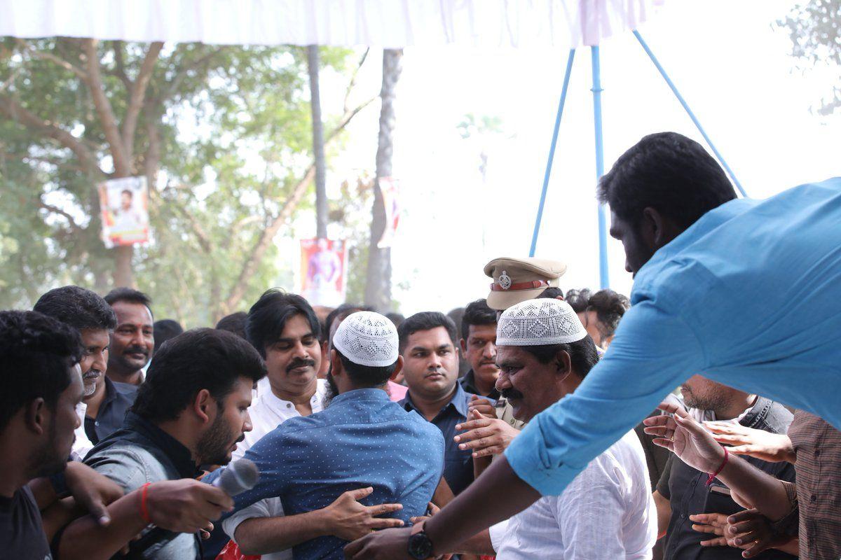 Pawan Kalyan Janasena Tour at Vijayawada Photos
