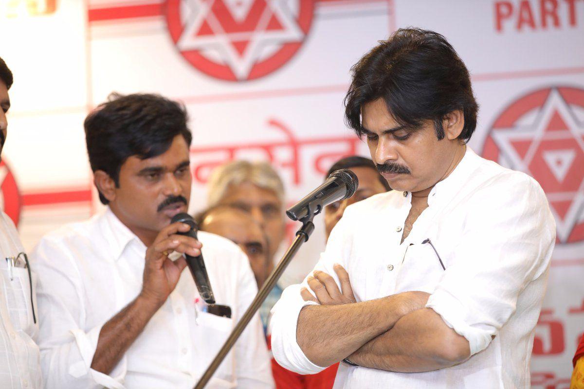 Pawan Kalyan Janasena Tour at Vijayawada Photos