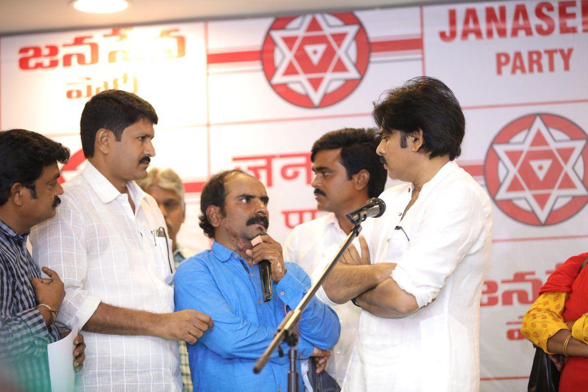 Pawan Kalyan Janasena Tour at Vijayawada Photos