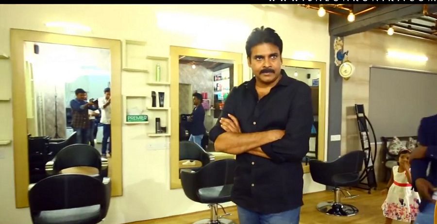 Pawan Kalyan Launched Salon Shop Photos