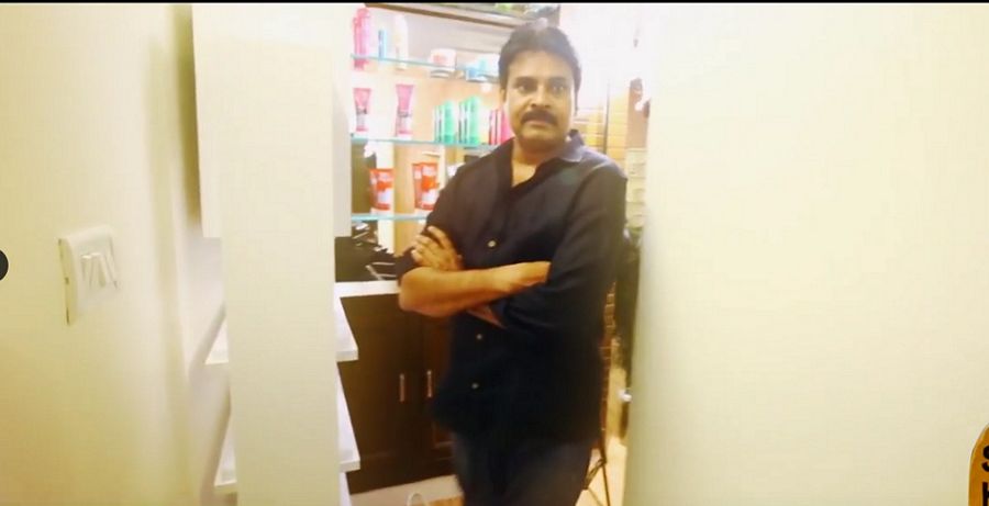 Pawan Kalyan Launched Salon Shop Photos