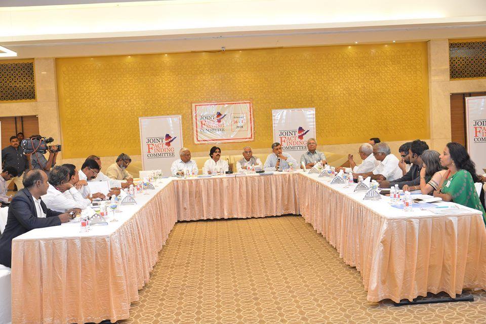 Pawan Kalyan Meeting With JFC Members Photos