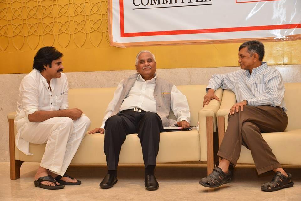 Pawan Kalyan Meeting With JFC Members Photos