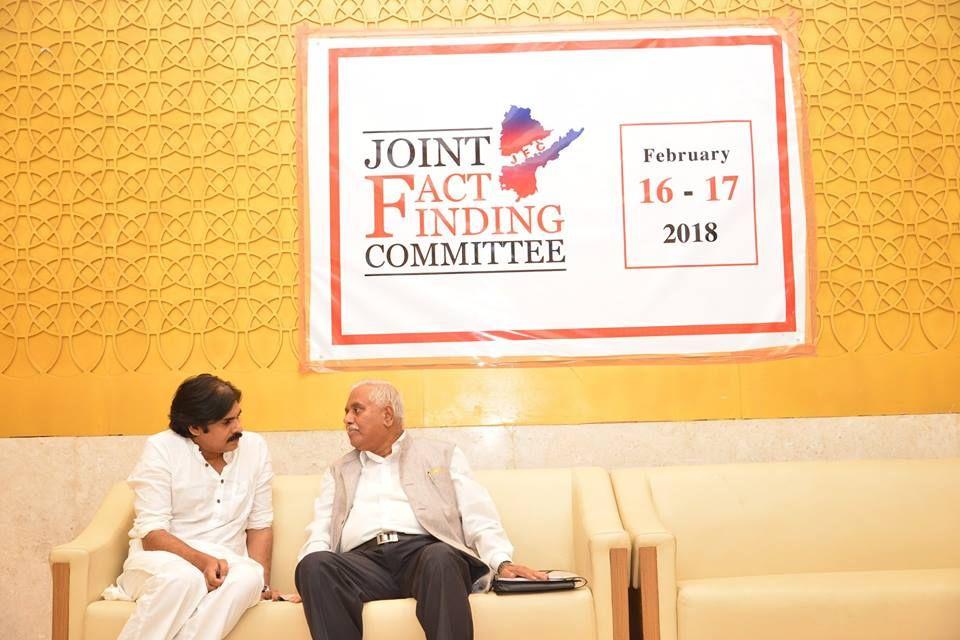 Pawan Kalyan Meeting With JFC Members Photos