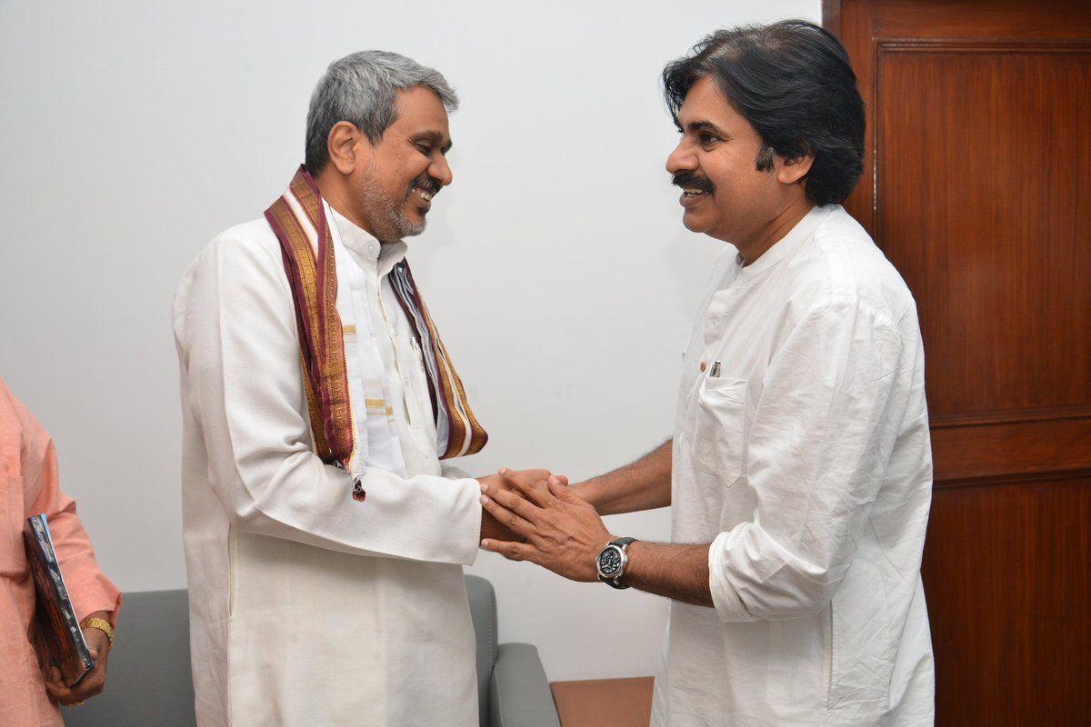Pawan Kalyan Meeting With JFC Members Photos