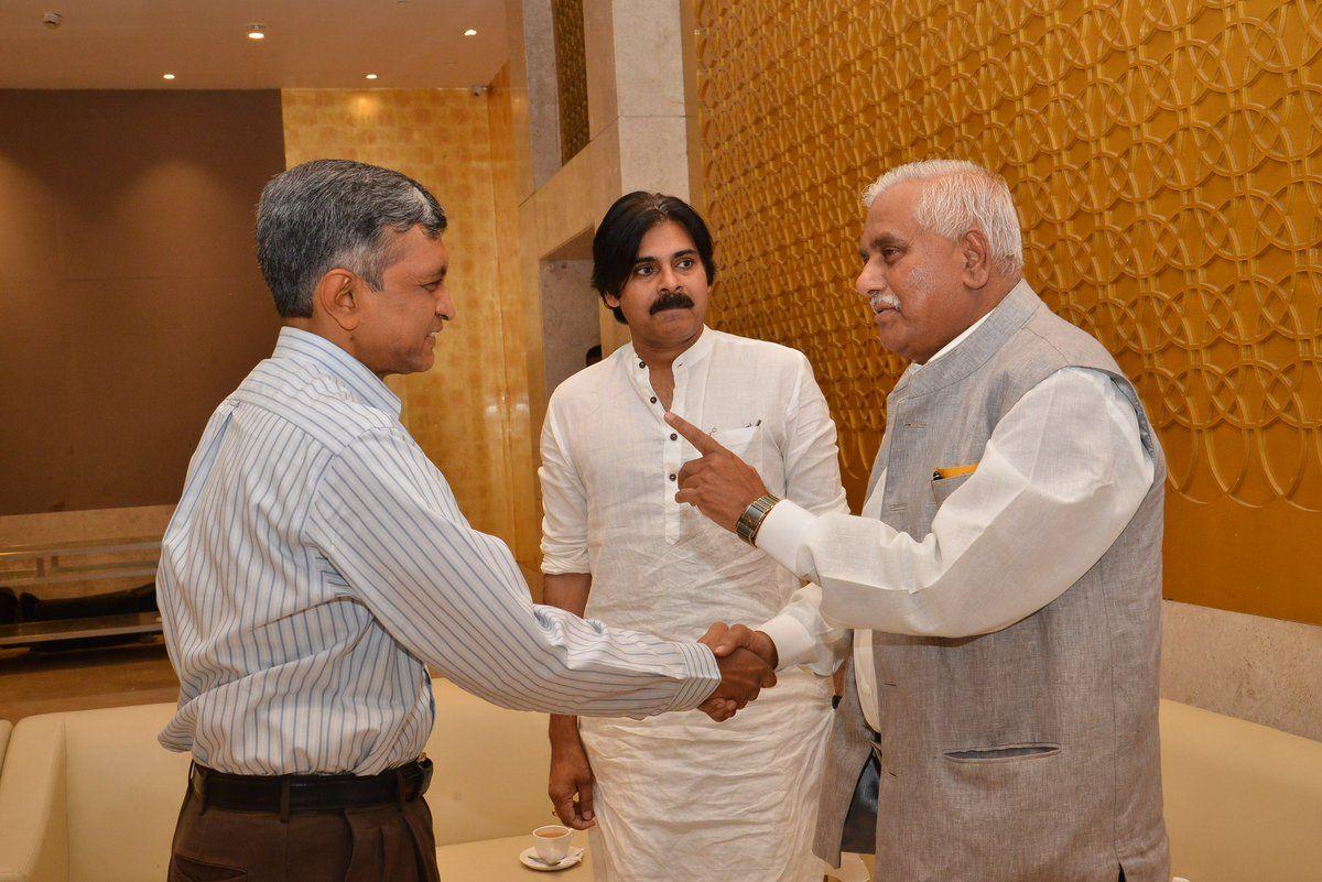 Pawan Kalyan Meeting With JFC Members Photos