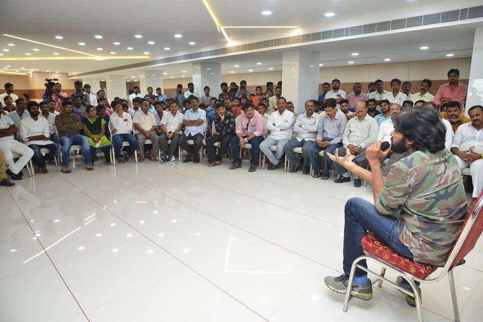 Pawan Kalyan Meeting with Intellectuals & prominent persons from Srikakulam