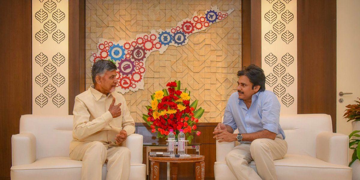 Pawan Kalyan Met Honourable AP Chief Minister Chandra Babu Photos