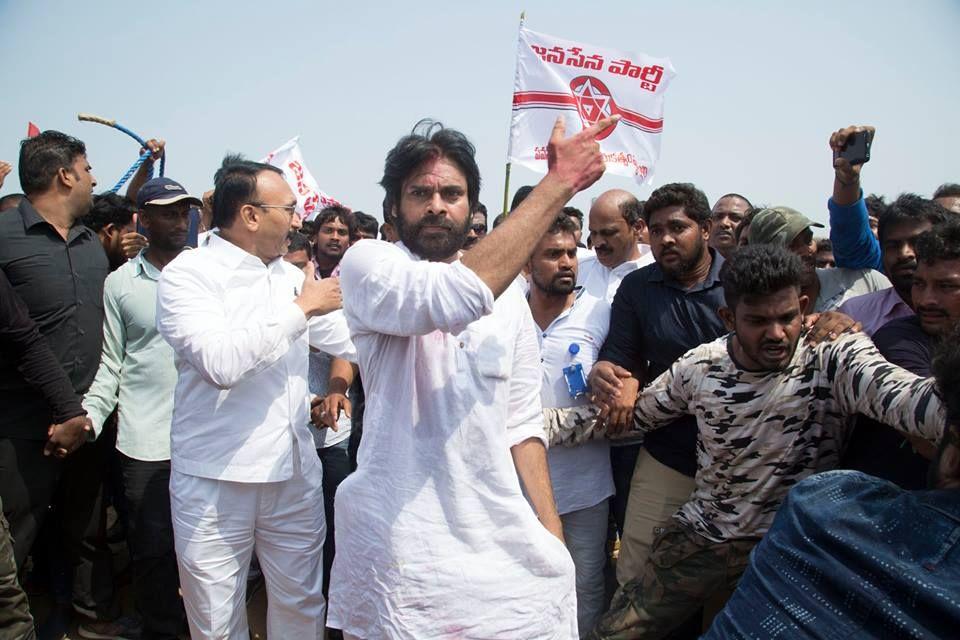 Pawan Kalyan Performing Gangamma Pooja At Kapasa Kurdi Photos