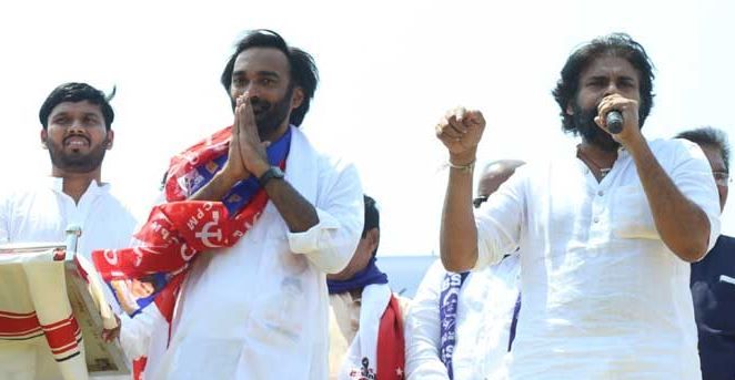  Pawan Kalyan Photos in Nellore and Kavali visit