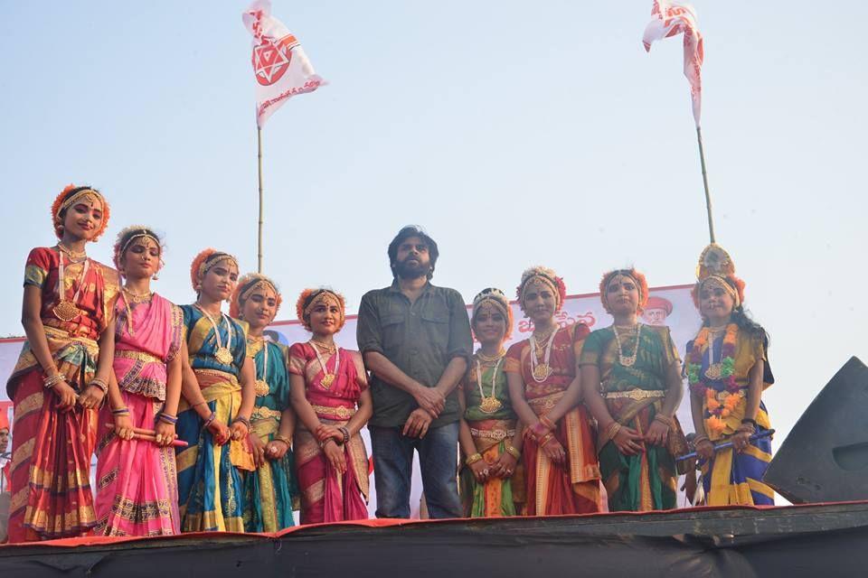 Pawan Kalyan at Ichchapuram Bahiranga Sabha Photos