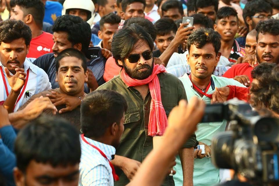 Pawan Kalyan at Ichchapuram Bahiranga Sabha Photos