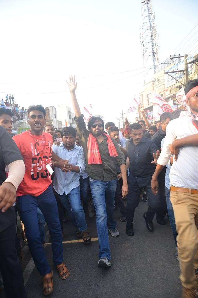 Pawan Kalyan at Ichchapuram Bahiranga Sabha Photos