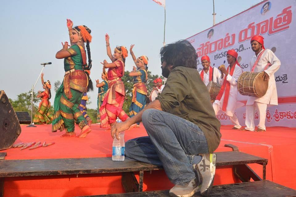 Pawan Kalyan at Ichchapuram Bahiranga Sabha Photos