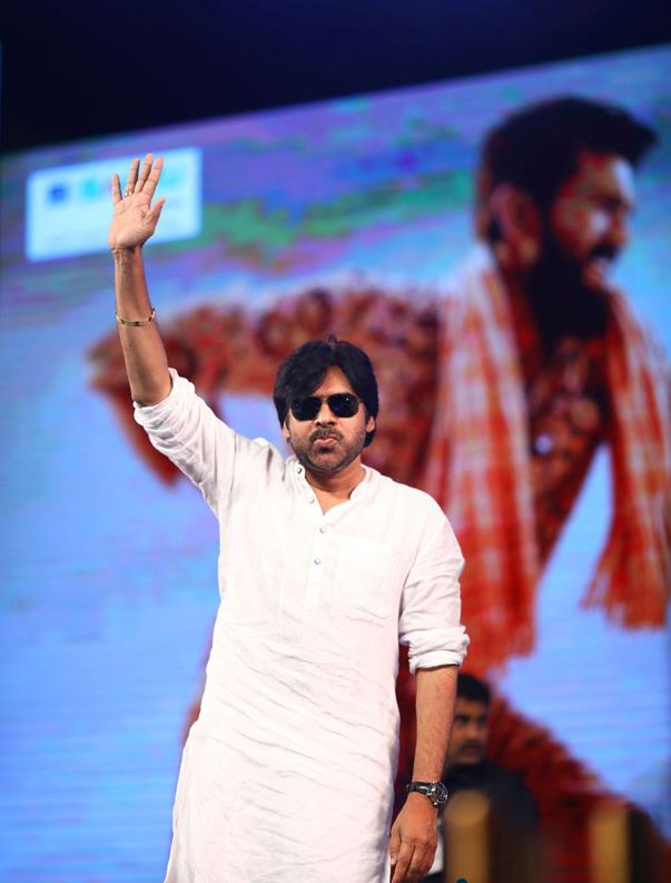 Pawan Kalyan at Rangasthalam Success Meet Photos