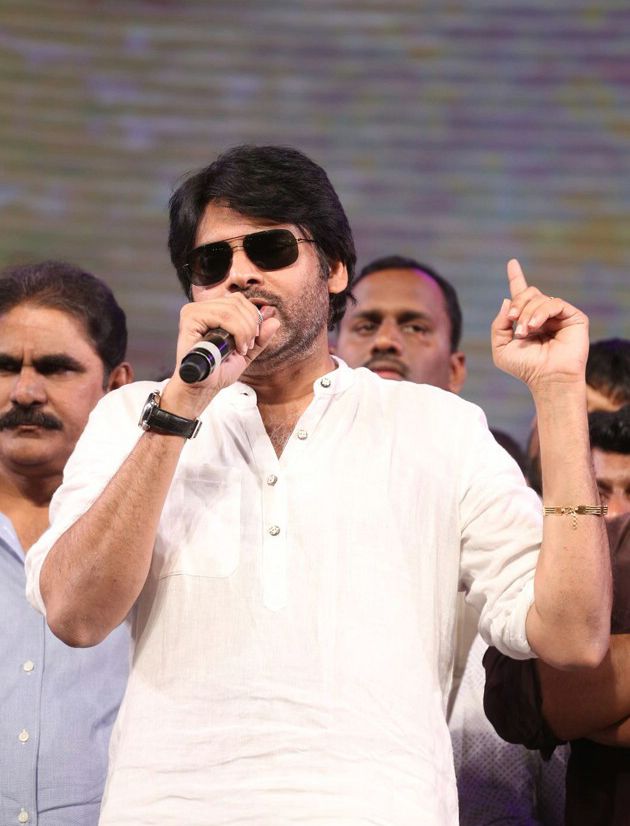 Pawan Kalyan at Rangasthalam Success Meet Photos