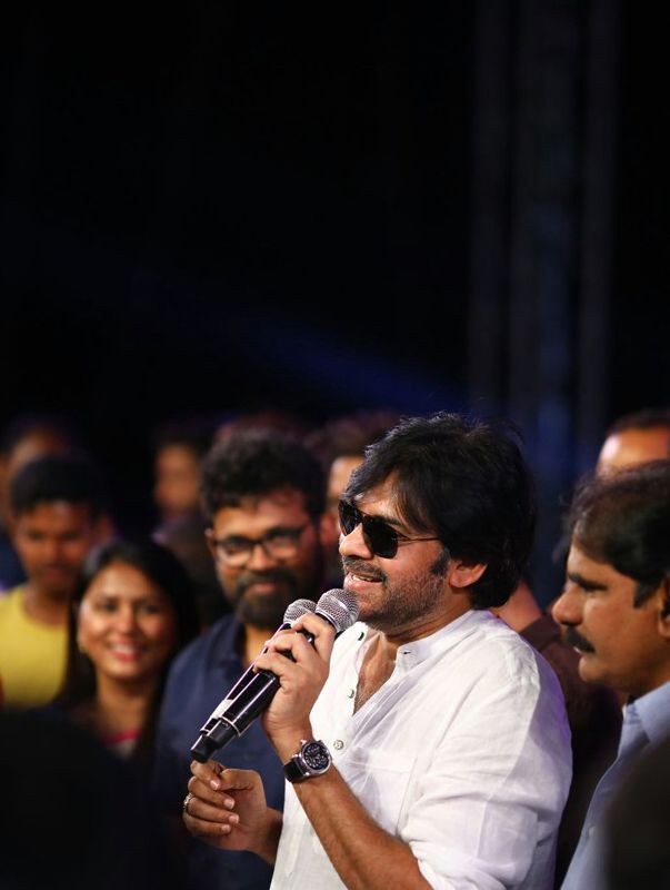 Pawan Kalyan at Rangasthalam Success Meet Photos