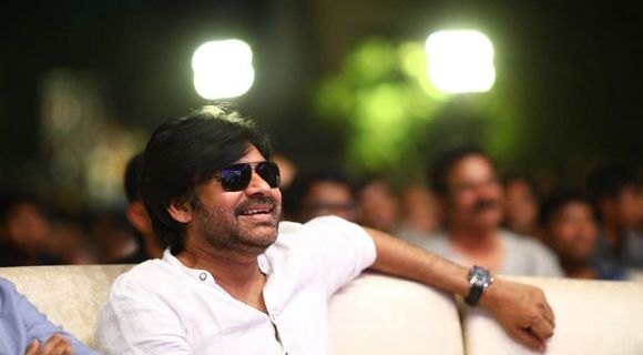 Pawan Kalyan at Rangasthalam Success Meet Photos