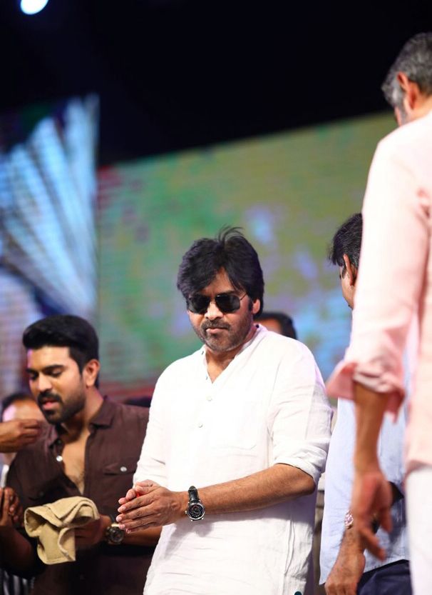 Pawan Kalyan at Rangasthalam Success Meet Photos