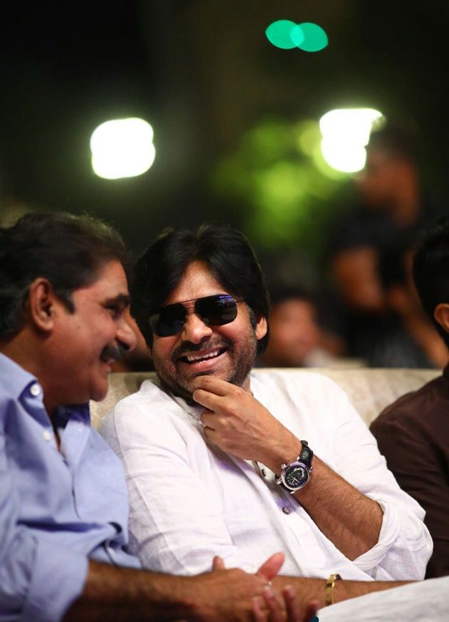 Pawan Kalyan at Rangasthalam Success Meet Photos