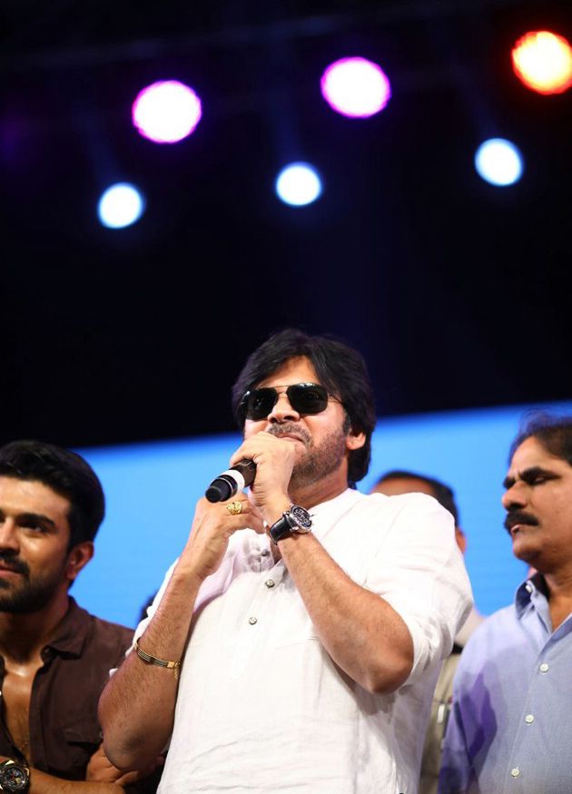 Pawan Kalyan at Rangasthalam Success Meet Photos