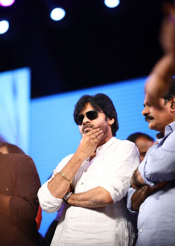 Pawan Kalyan at Rangasthalam Success Meet Photos