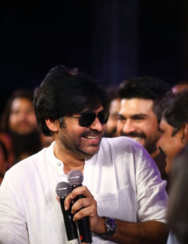 Pawan Kalyan at Rangasthalam Success Meet Photos