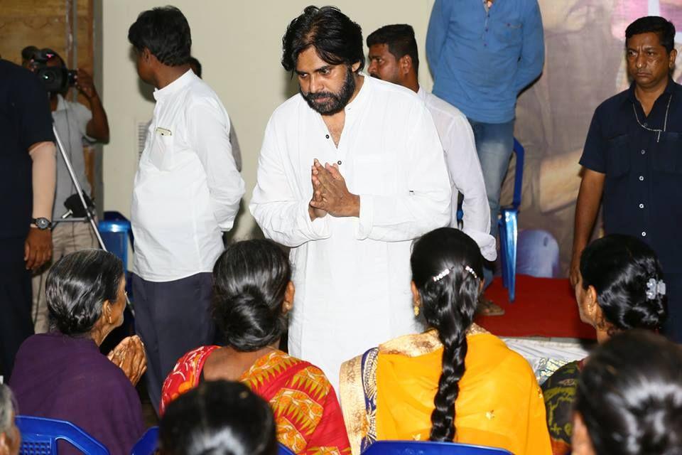 Pawan Kalyan meeting with Chronic Kidney disease sufferers from Uddanam