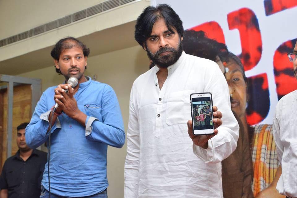 Pawan Kalyan meeting with Chronic Kidney disease sufferers from Uddanam