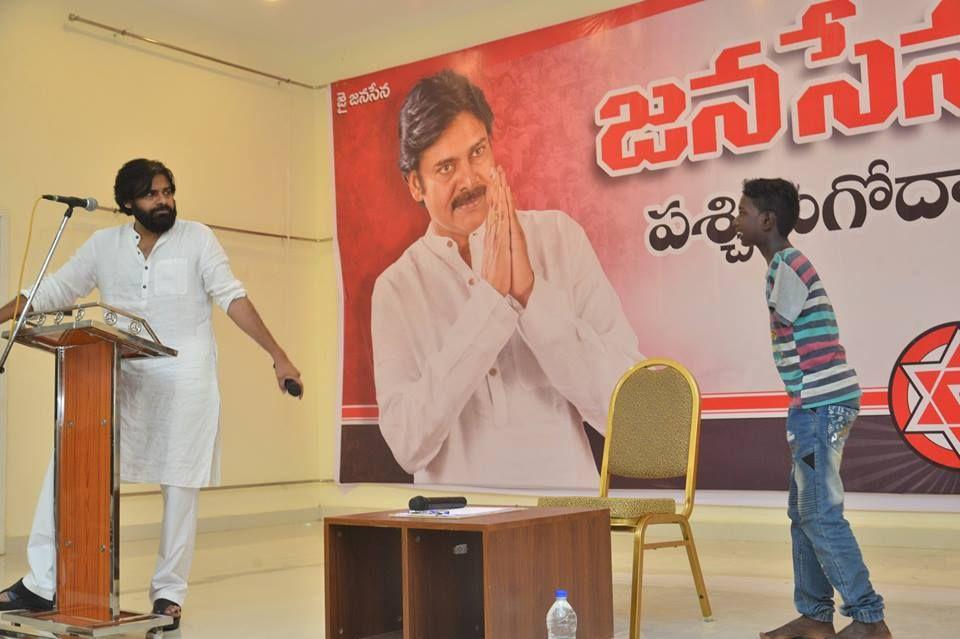 Pawan Kalyan meeting with West Godavari youth Photos