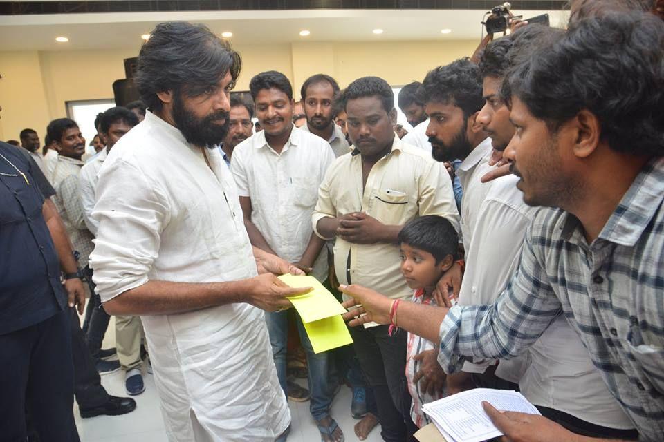 Pawan Kalyan meeting with West Godavari youth Photos