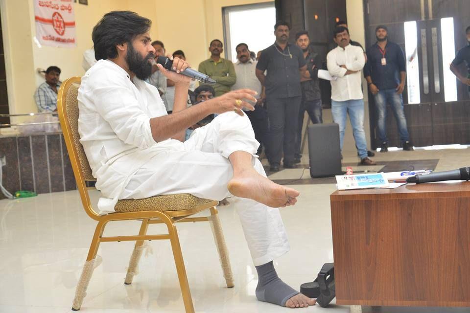 Pawan Kalyan meeting with West Godavari youth Photos