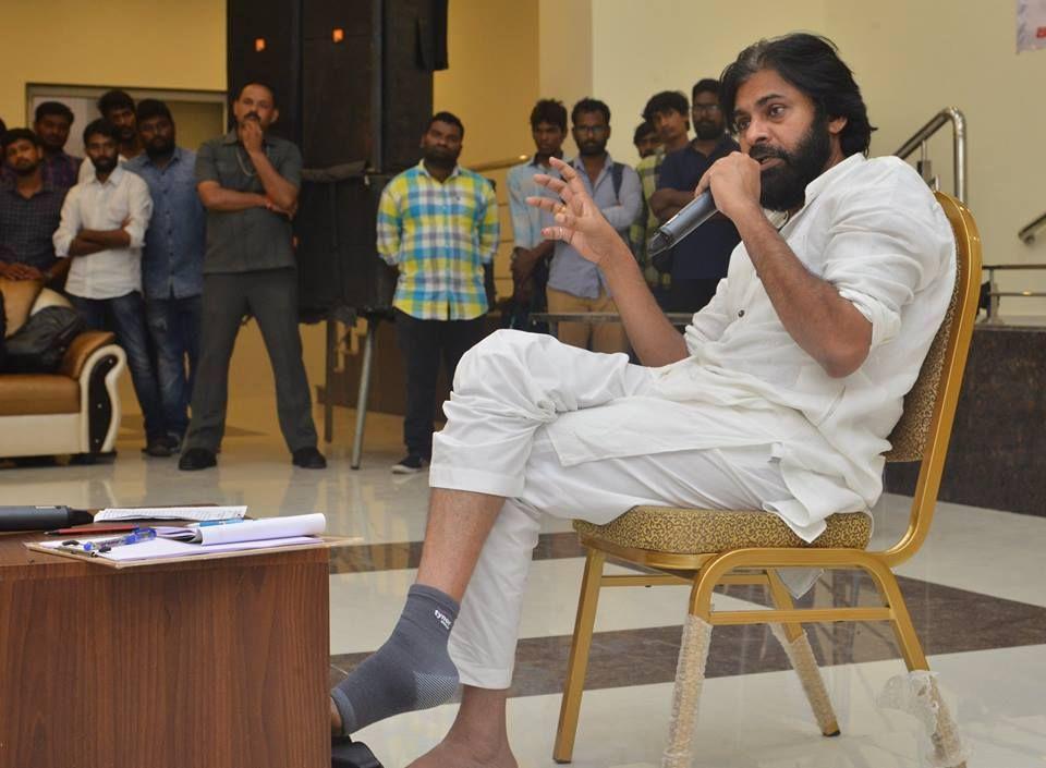 Pawan Kalyan meeting with West Godavari youth Photos