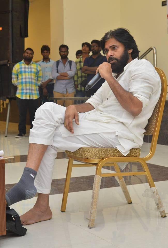 Pawan Kalyan meeting with West Godavari youth Photos