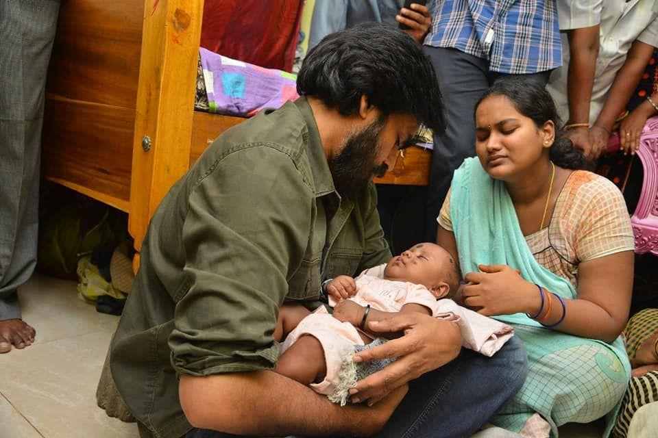 Pawan Kalyan pays condolences to fan’s family Photos