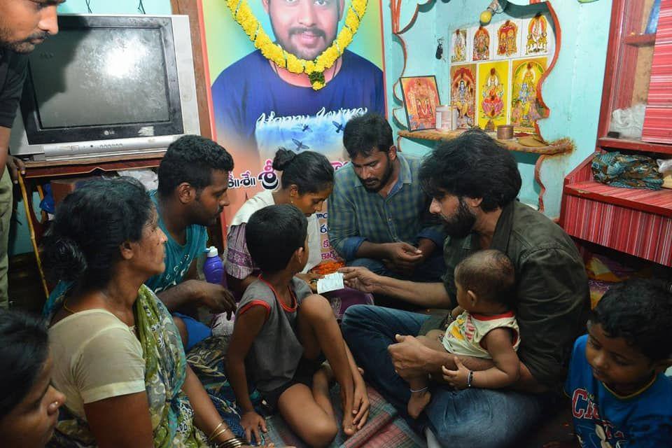 Pawan Kalyan pays condolences to fan’s family Photos