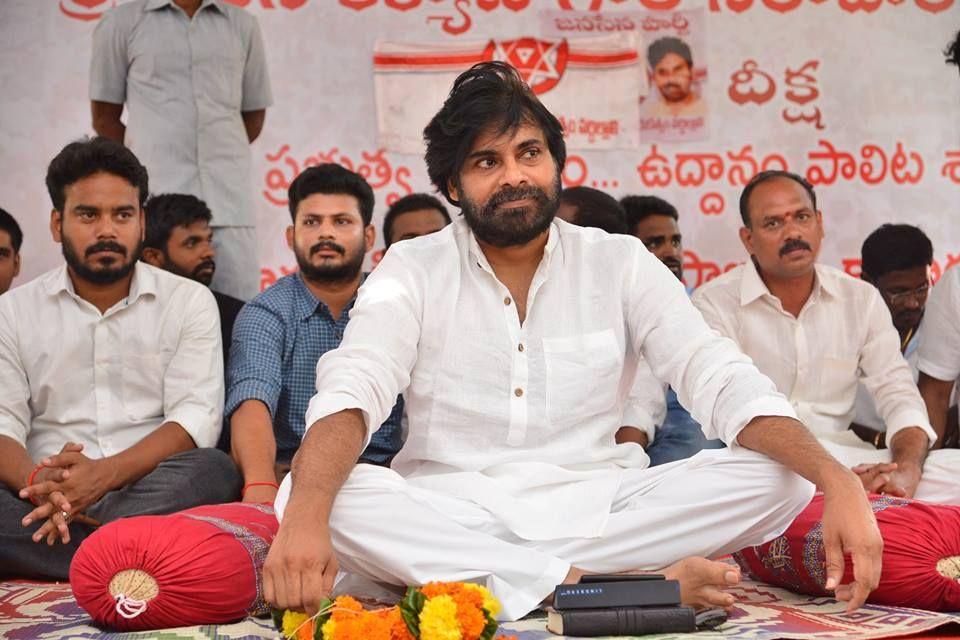 Pawan Kalyan’s hunger strike in Srikakulam Photos