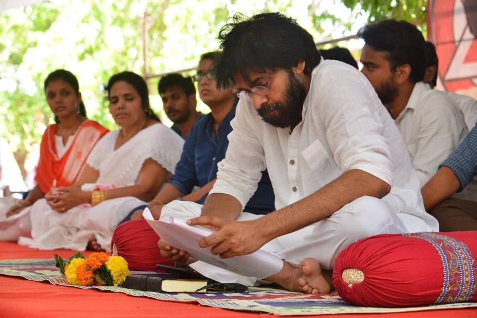 Pawan Kalyan’s hunger strike in Srikakulam Photos