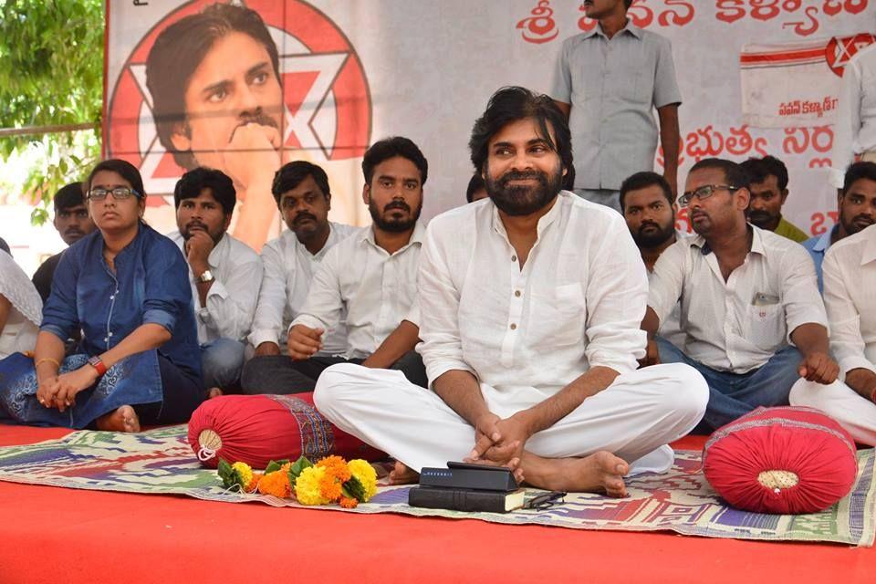 Pawan Kalyan’s hunger strike in Srikakulam Photos