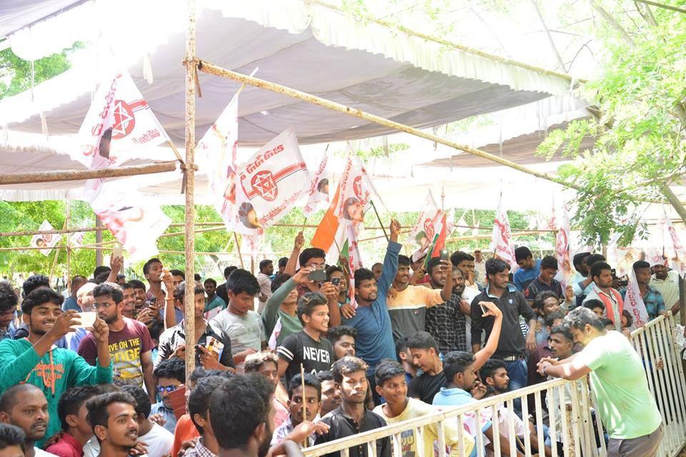 Pawan Kalyan’s hunger strike in Srikakulam Photos